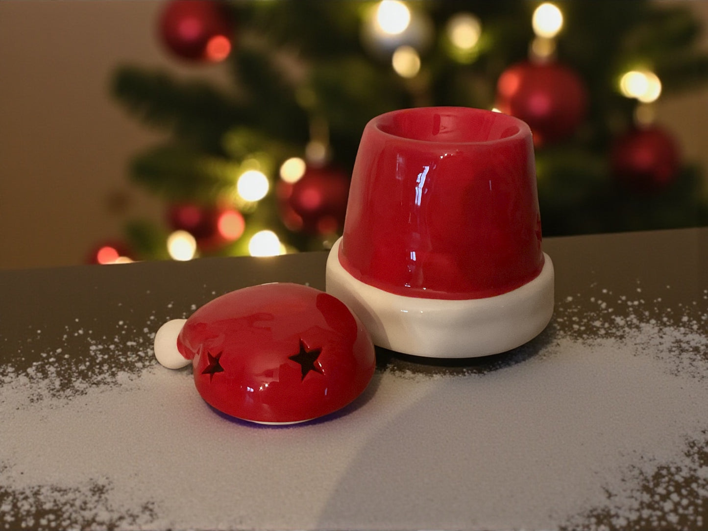 Brûle parfums bonnet du père Noël