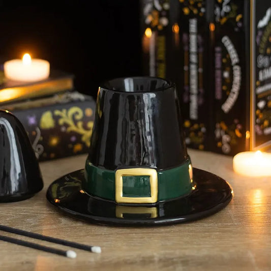 Brûle parfums chapeau de sorcière