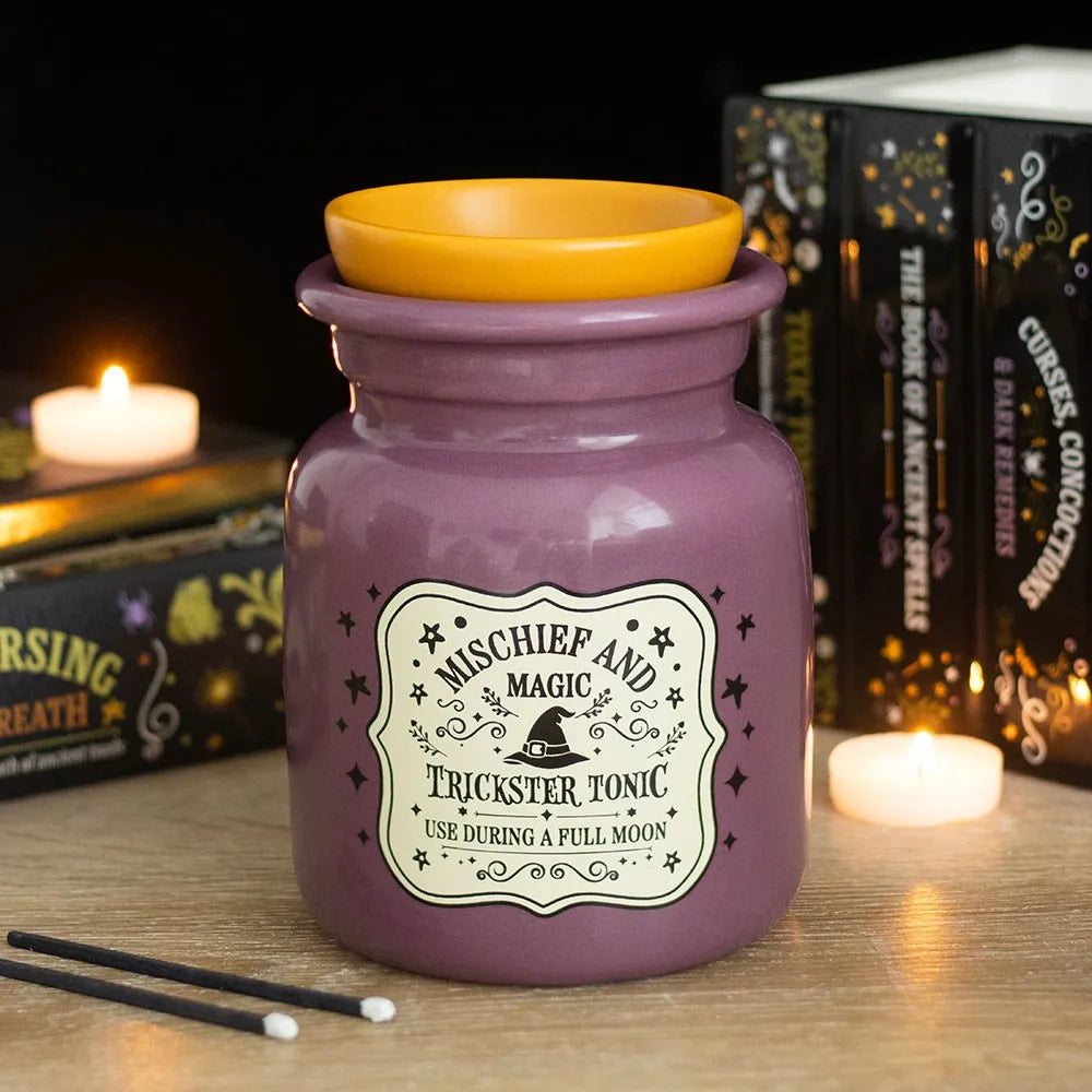 Brûle parfums Bouteille de potion magique et malicieuse