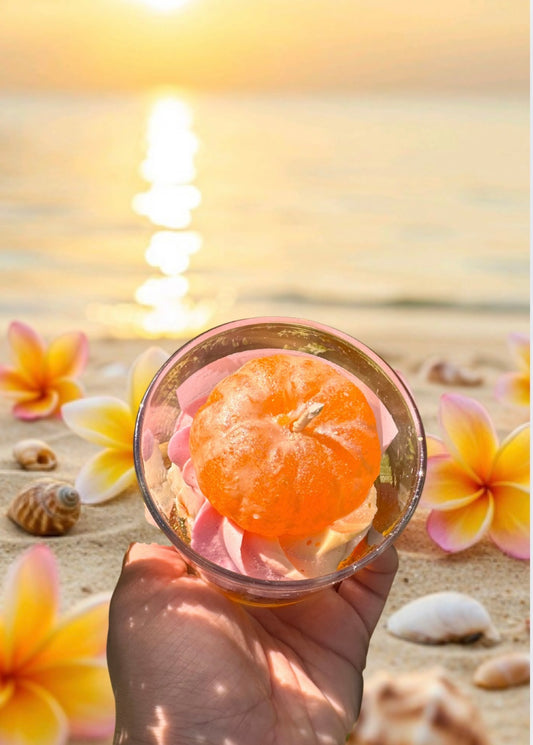 Bougie « Clémentine monoï »