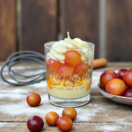 Pré commande Bougie " Mirabelles " ( pré commande )