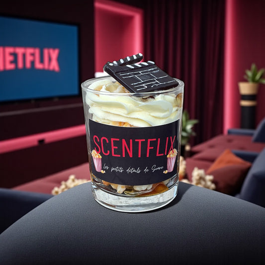 Pré commande Bougie " Scentflix " ( pré commande )