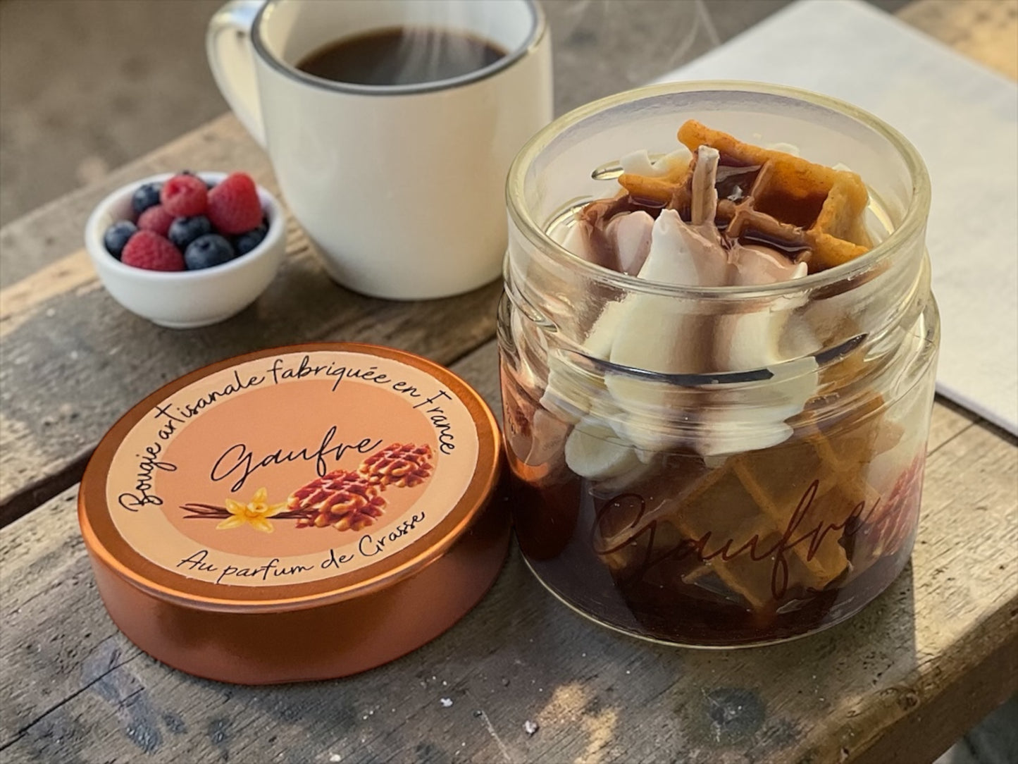 Bougie " Gaufre"