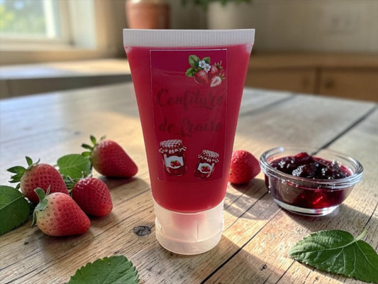 Fondant crémeux Melt tube « Confiture à la fraise  »