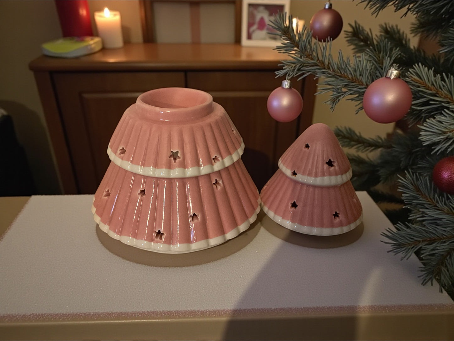 Brûle parfums sapin rose