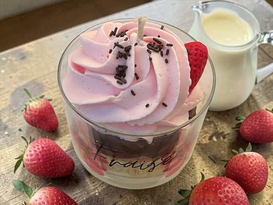 Bougie " fraise"