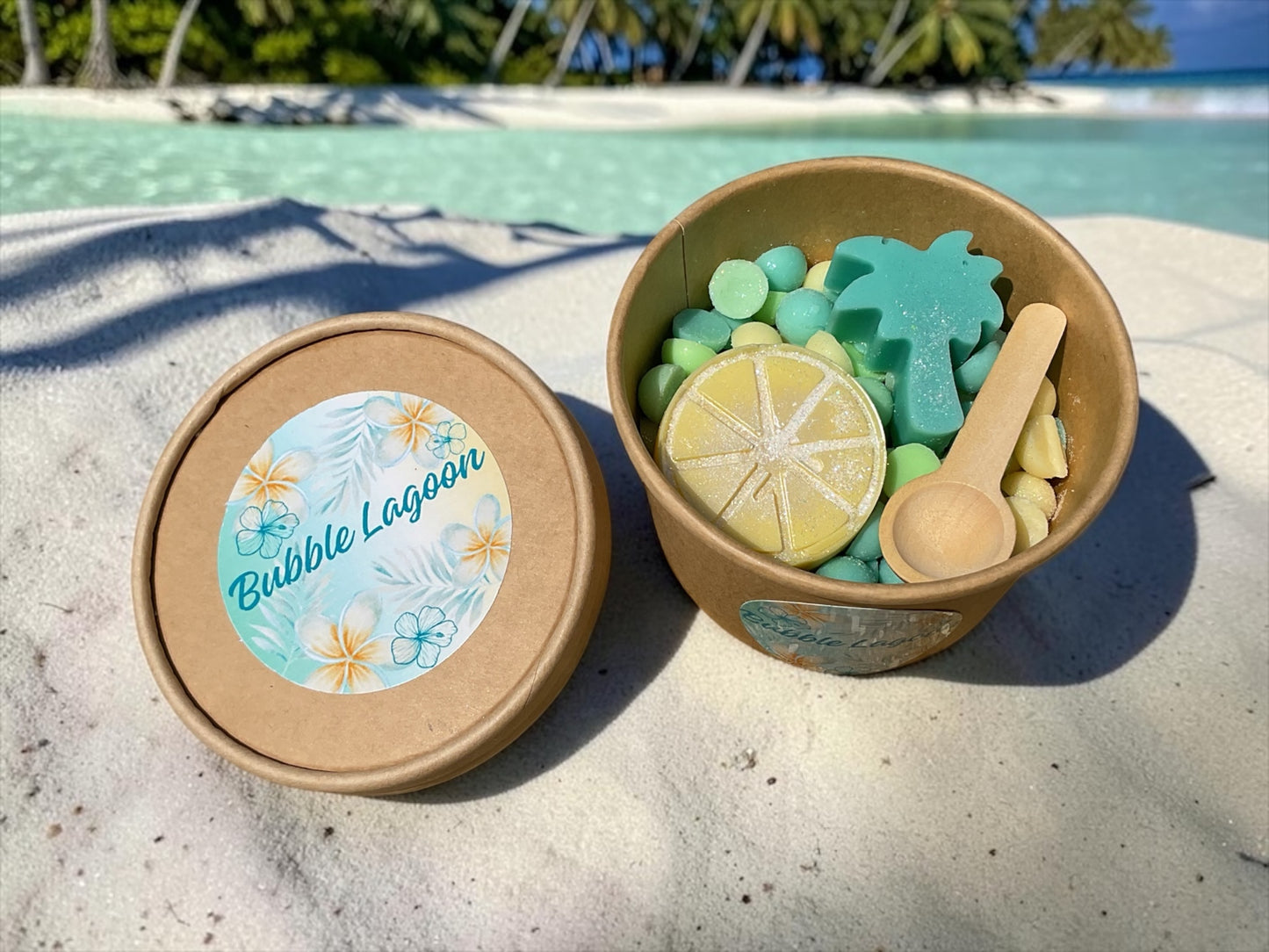 Box fondants Bubble lagoon  « Monoï »
