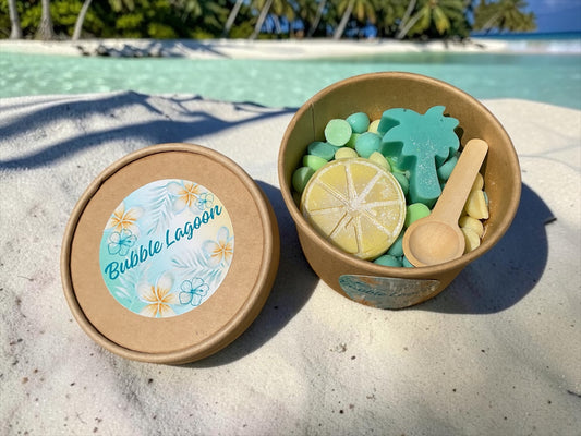 Box fondants Bubble lagoon  « Monoï »