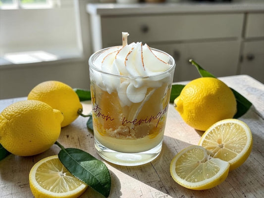 Petite bougie " Citron meringué "