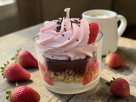 Bougie " fraise"