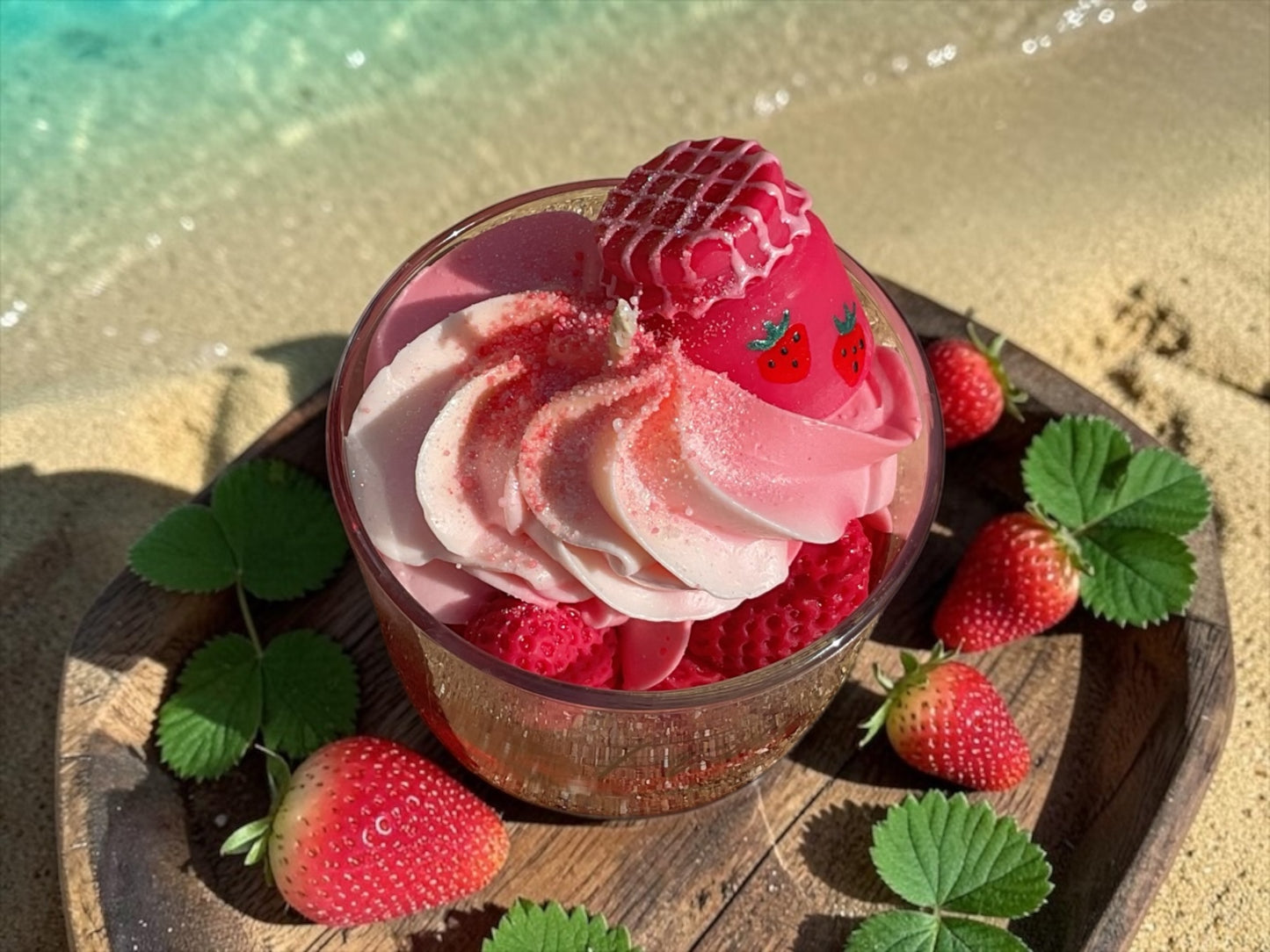 Bougie " fraise"