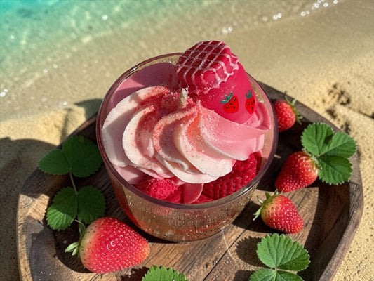 Bougie " fraise"