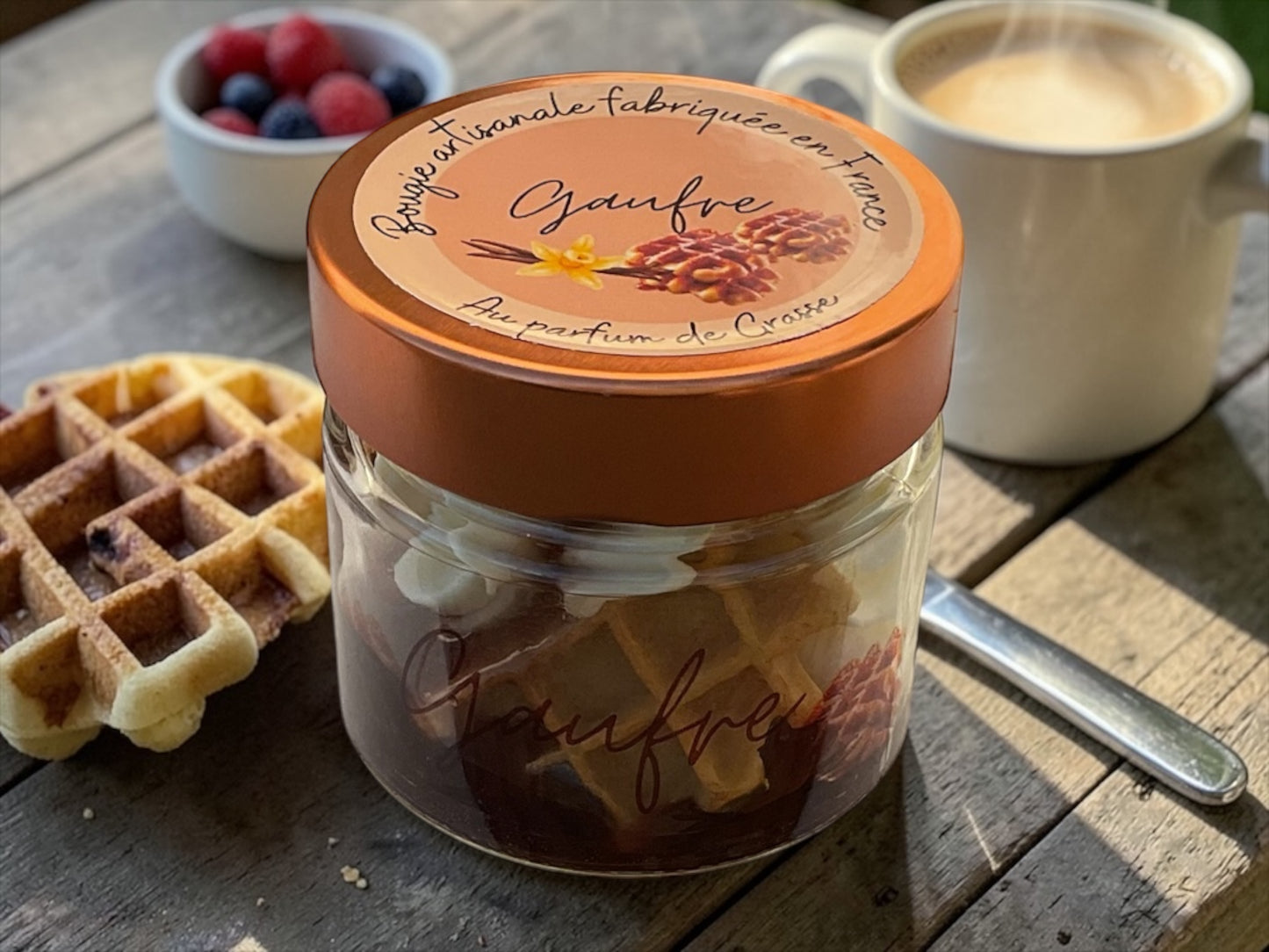 Bougie " Gaufre"