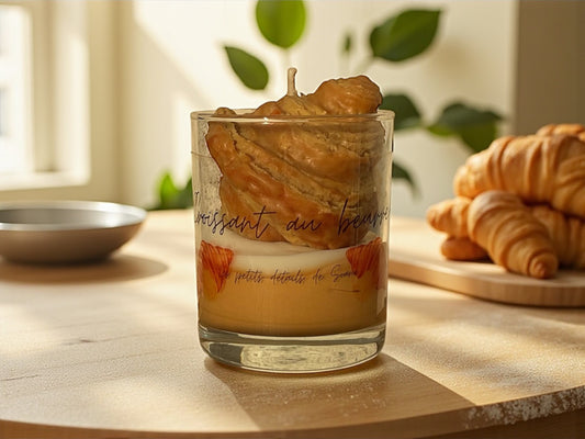 Bougie croissant au beurre