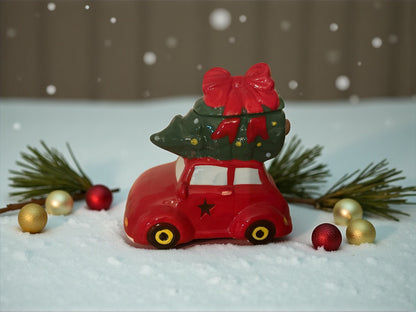 Brûle parfums voiture rouge