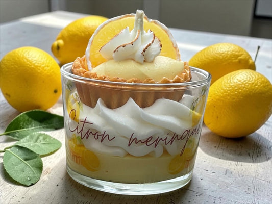 Bougie " Citron meringué "