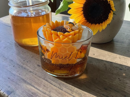 Bougie « Miel et compagnie »