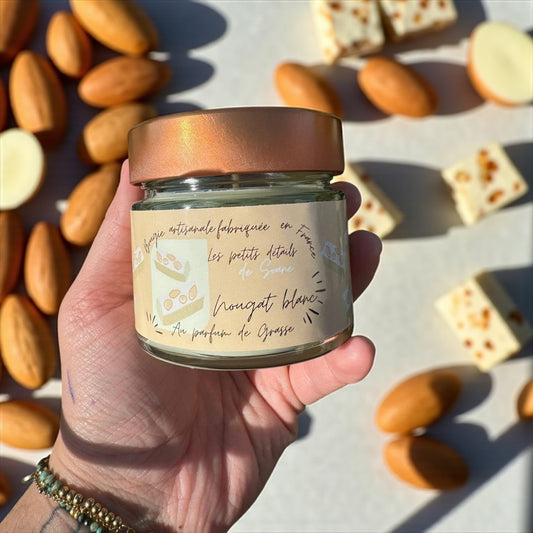 Bougie « Nougat blanc »