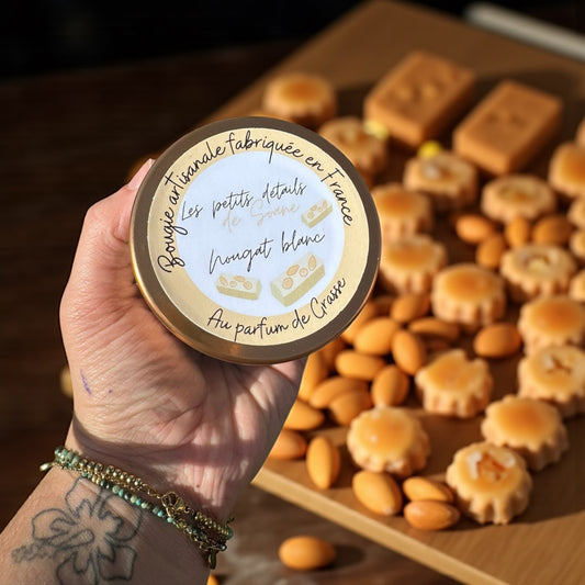 Bougie « Nougat blanc »