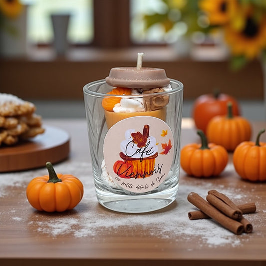 Pré-commande bougie verrine « Café viennois »