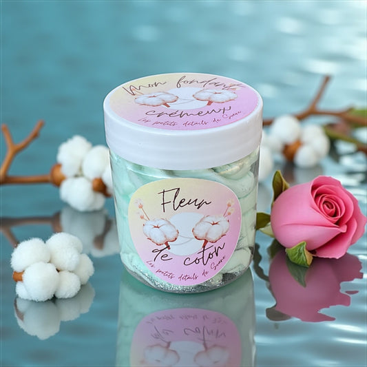 Fondant crémeux « Fleur de coton »
