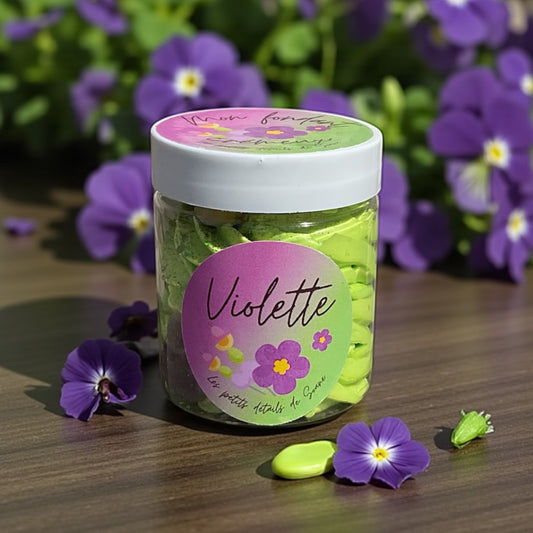Fondant crémeux « Bonbon violette »